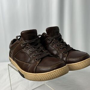 MADDEN MENS CASUAL BROWN AND TAN SNEAKERS FTL-03-401